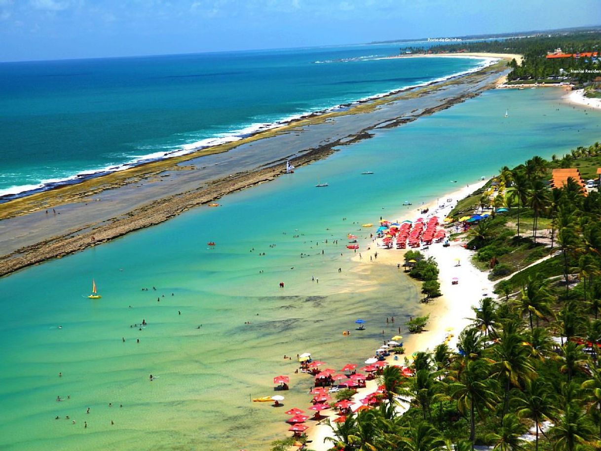 Lugar Praia . Porto De GALINHAS.