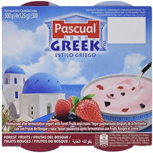 Pascual Yogur Griego con Frutas del Bosque - 6 Paquetes de 4