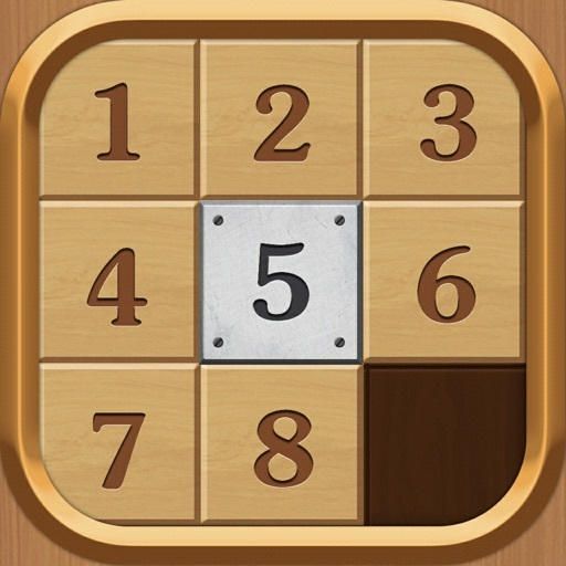 Number Puzzle - Wood theme