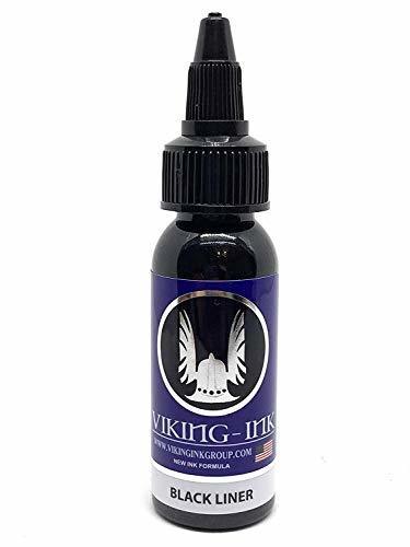 Belleza Tinta para tatuaje BLACK LINER VIKING INK USA , Mejores tintas de colores