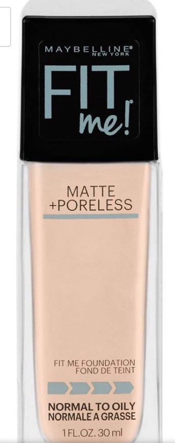 Moda Maquiagem Maybelline Fit Me Matte + Base Líquida Poeless