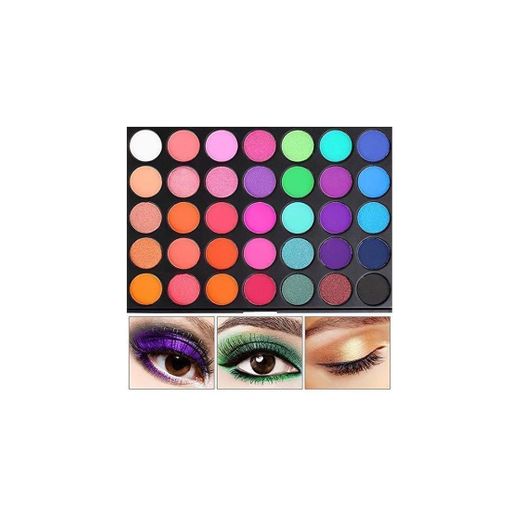 UCANBE BELLE 35 Colorido Maquillaje Sombra de Ojos Paleta de pigmentos Paleta