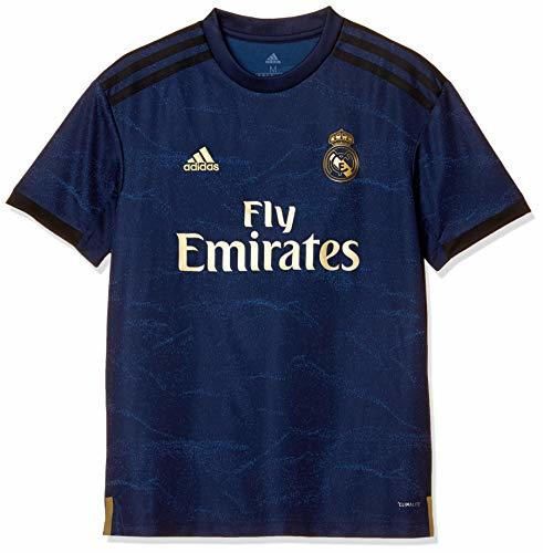 adidas Real Madrid Away Jersey Camiseta de Manga Corta, Unisex Niños, Azul