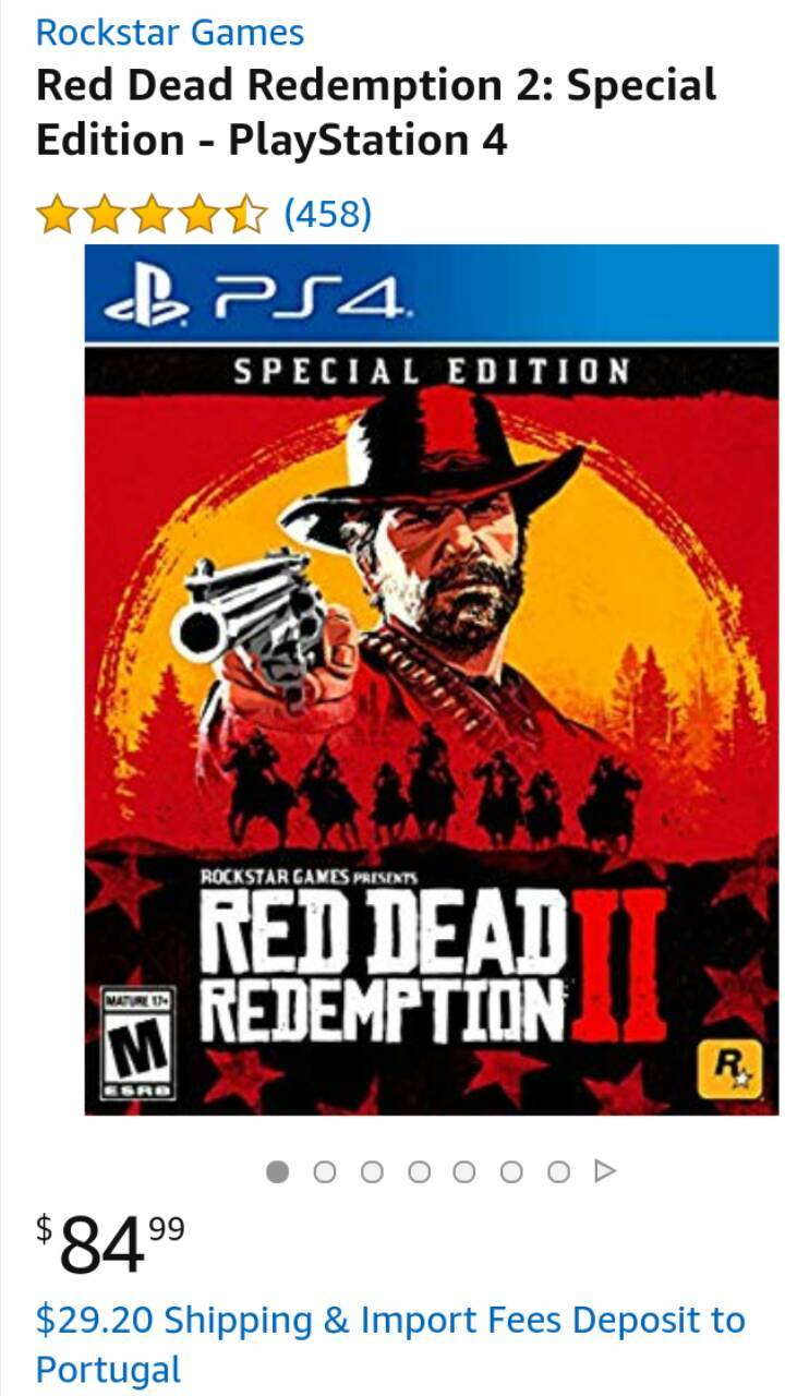 Fashion Red ded redemption 2 edição especial