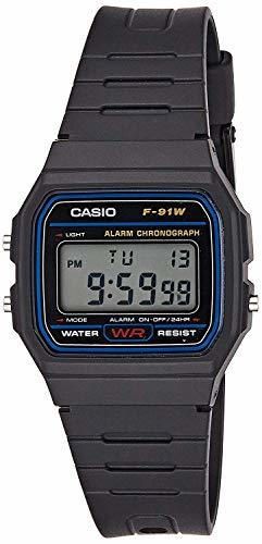 Casio Reloj de pulsera Unisex F-91W-1YER