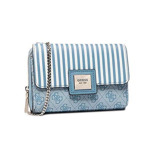 Guess Candace Convertible Crossbody Belt Bag Sky