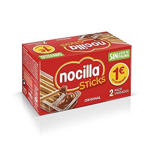 Sticks de Nocilla Original - 2 raciones de 30g - Sin Aceite