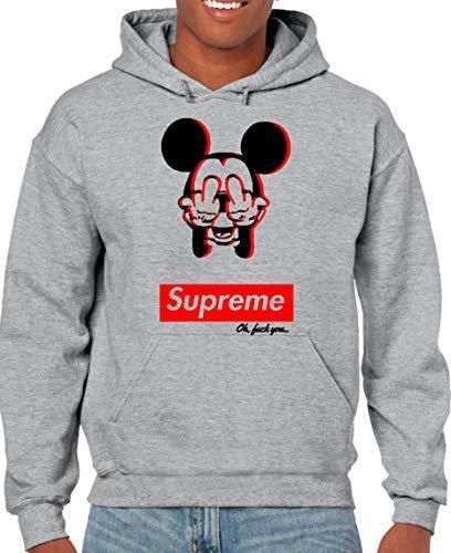 The Fan Tee Sudadera de Hombre Divertidas Mickey Supreme Dope M