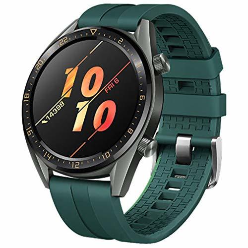 Fashion Oceninok Correa de Reloj Compatible con Huawei Watch 46mm Silicona Pulsera Impermeable