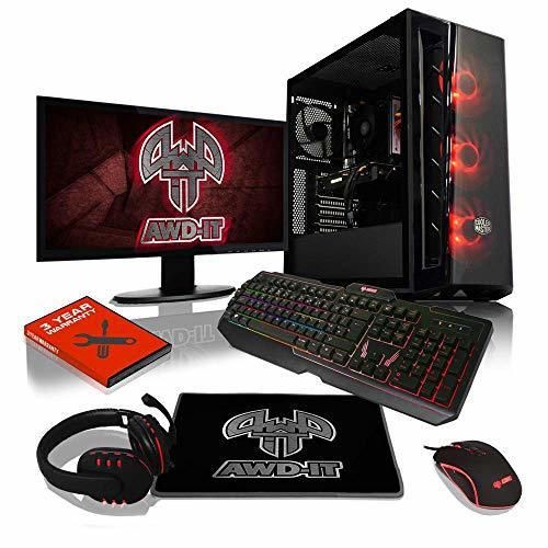 ADMI ULTRA GAMING PC With Monitor, Keyboard, Mouse & Headset - AMD