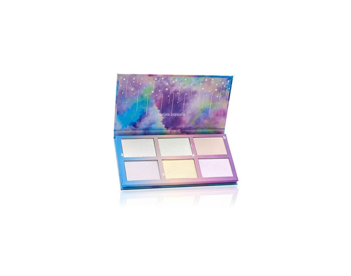 Social TZ cosmetix - Aurora boreal 6 colores paleta de maquillaje Kit de maquillaje en polvo