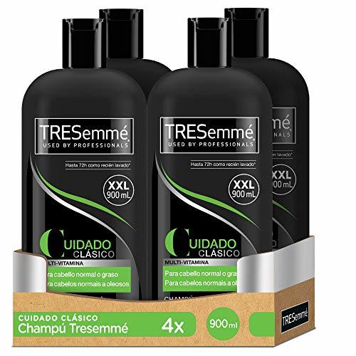 Social TRESemmé Champú Cuidado Clásico - Paquete de 4 x 900 ml -