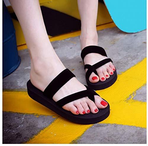 Social QIMITE Fascitis Plantar la Mujer Zapatillas Zapatillas Sandalia de Playa de Verano