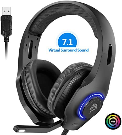 EasySMX PS4 Headset, Headset with Mic, [7.1 ... - Amazon.com