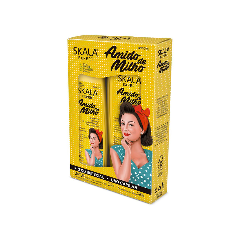 Producto Shampoo e condicionador de maizena