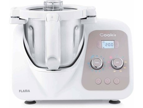 Moda Robô de Cozinha FLAMA MX 2185FL Cookii Branco (2.5 L - 1500 W ...