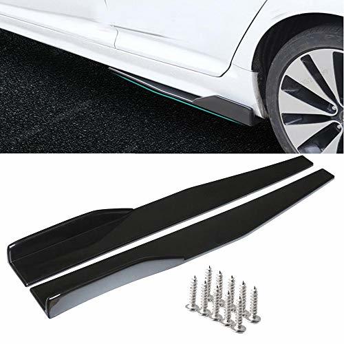 Lugar Piaobaige Par Universal Black Side Skirt Rocker Splitters Winglet Wings Canard Diffuser