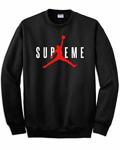 Social ARTIST - Sudadera con impresión Supreme Michael Jordan 23