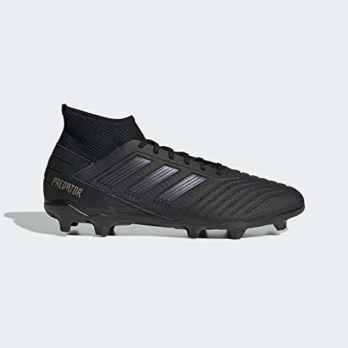 Social adidas Predator 19.3 FG, Zapatillas de Fútbol para Hombre, Negro