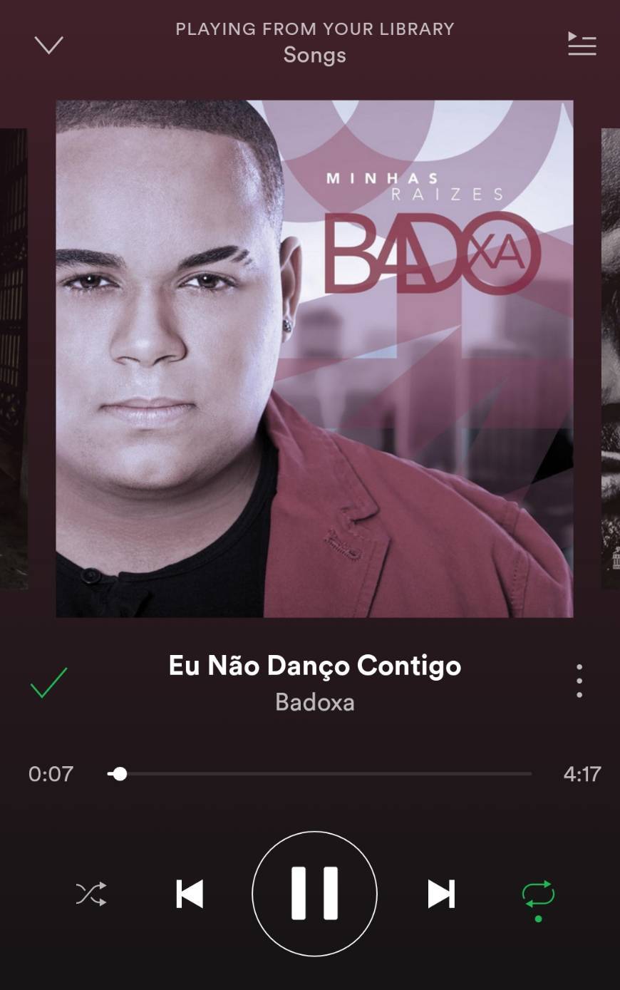 Canción Eu Não Danço Contigo