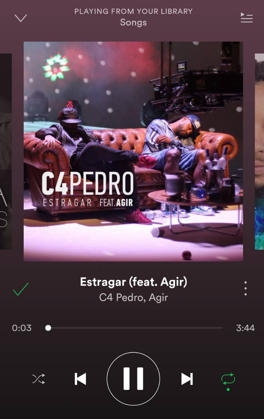 Canción Estragar (feat. Agir)