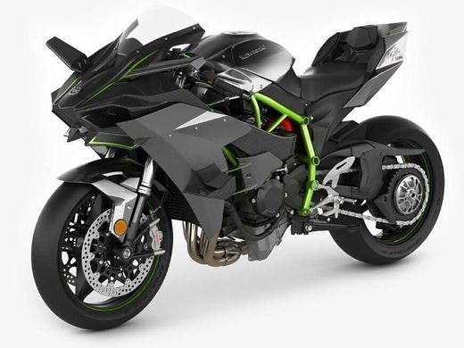 Moda Kawasaki h2r 400km/h