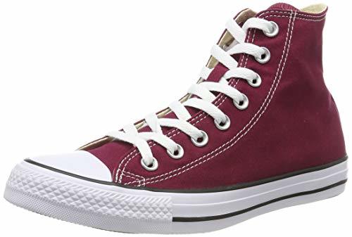 Moda Converse Chuck Taylor All Star Hi, Zapatillas Altas Unisex adulto, Rojo