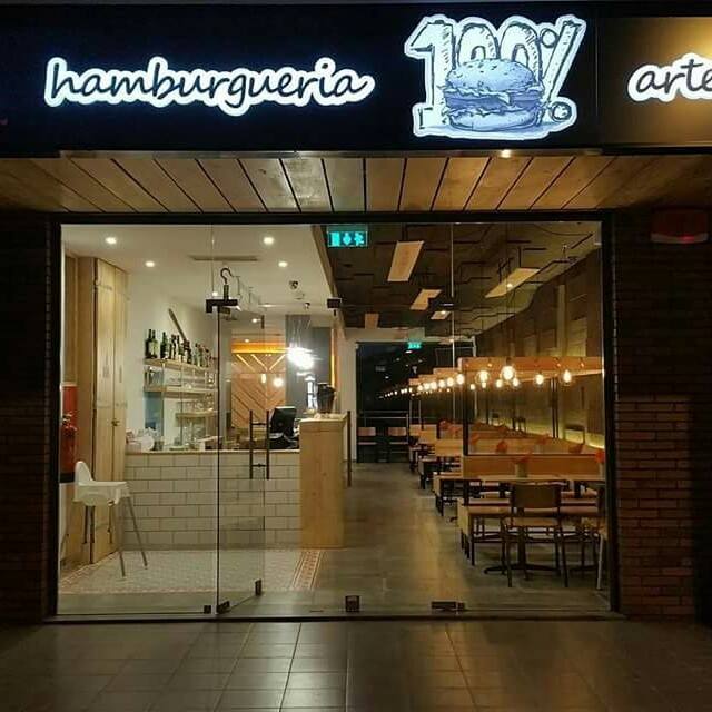 Restaurantes 100% Hamburgueria