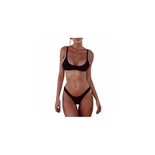 heekpek Bikini Mujer 2019 Push up con Relleno Bikini Bandeau para Mujer