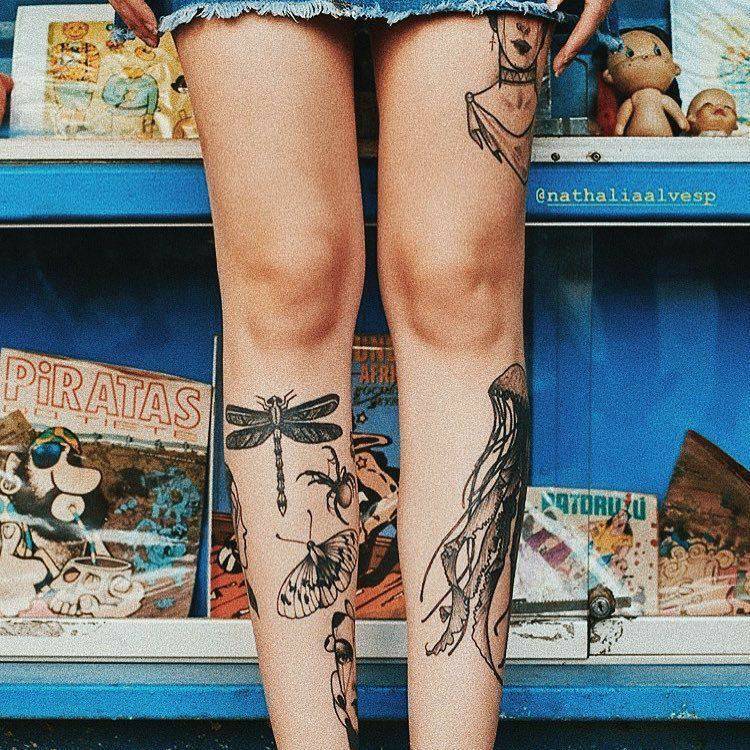 Tatuagens na perna 