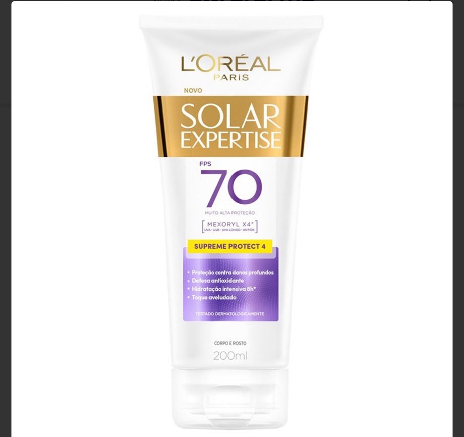 Product Solar Expertise- Loreal- Fator 70