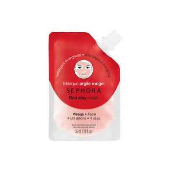 SEPHORA Red Clay Mask with guarana extract softens the signs of skin