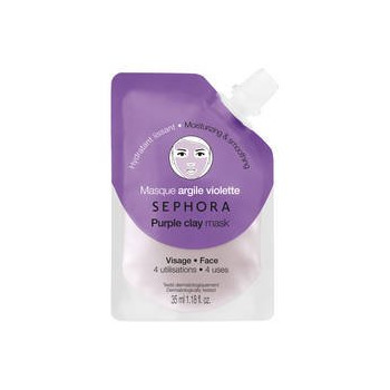 SEPHORA Purple Clay Mask with Alpine Edelweiss Extract moisturizes and smoothes the
