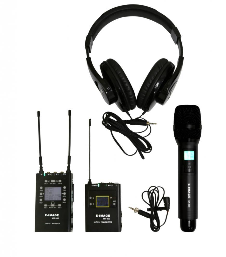 Social Kit Microfone de mão e lapela Sem Fio