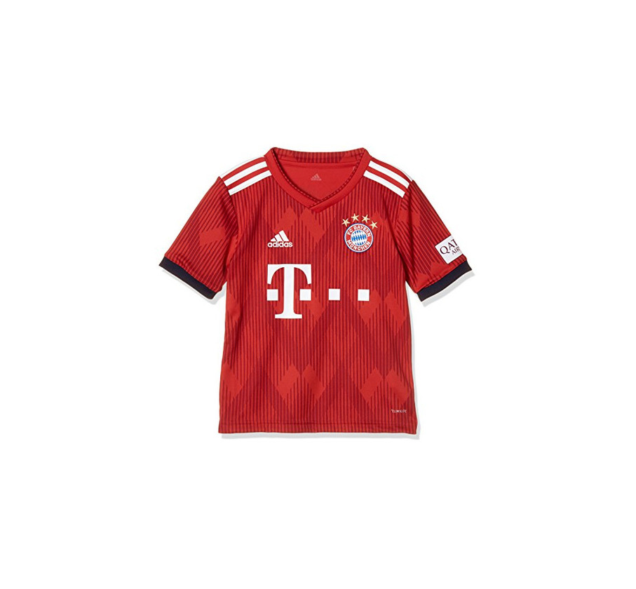 Fitness adidas 18/19 FC Bayern Home Camiseta, Niños, Rojo