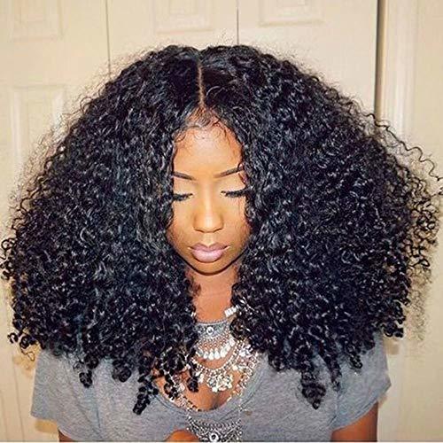 Maxine 24" Short Kinky Curly Wigs for Women Black Virgin Human Afro