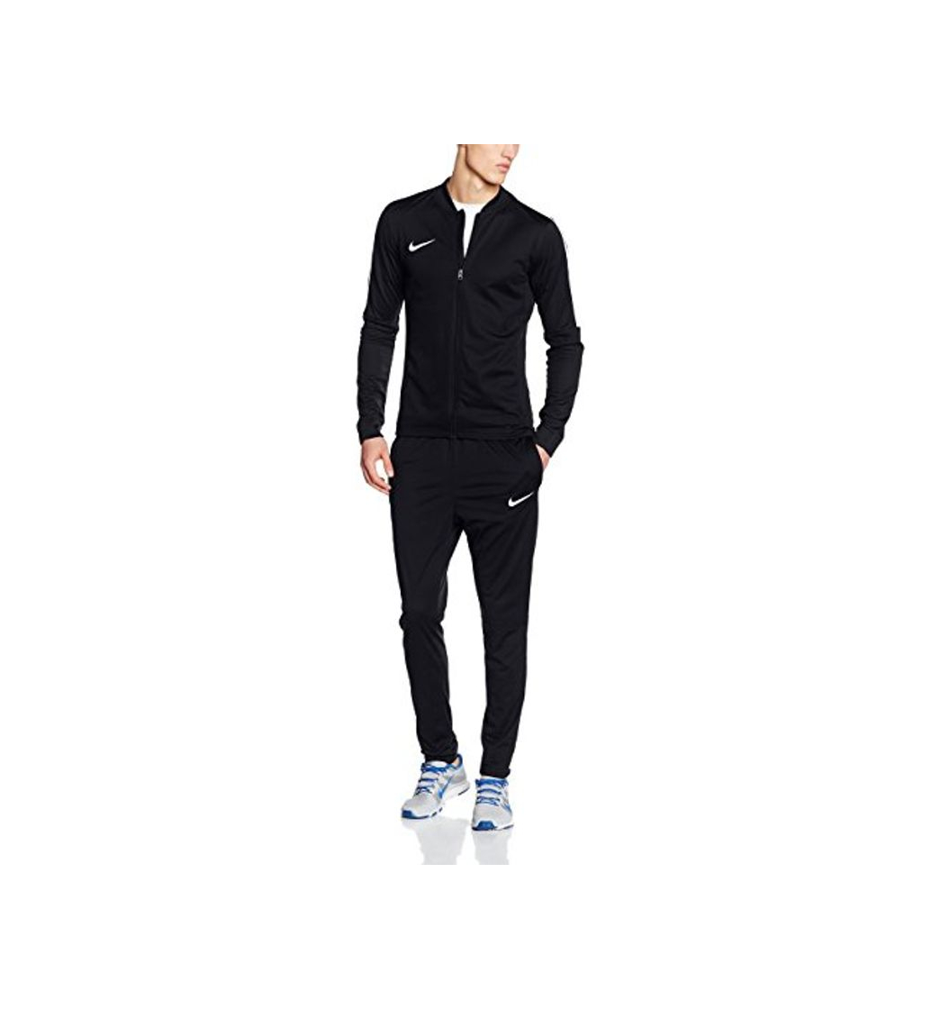 Fitness Nike Academy16 Knt Tracksuit 2, Chándal Para Hombre, Negro / Blanco 