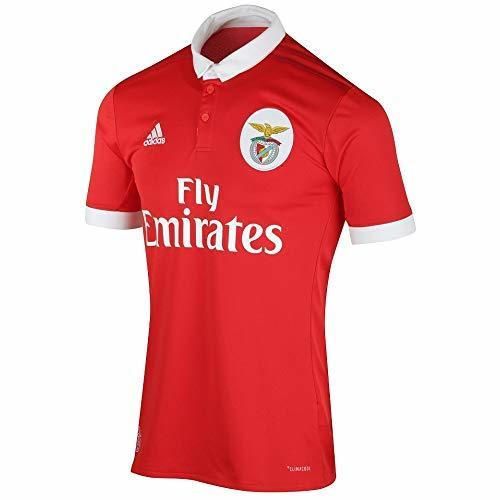 Fitness adidas SLB H JSY Camiseta 1ª Equipación Benfica 2017-2018, Hombre, Rojo