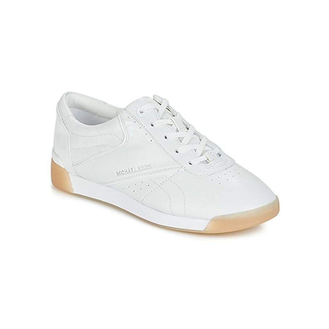 Moda MICHAEL Michael Kors Addie Lace Up Zapatillas Moda Mujeres Blanco