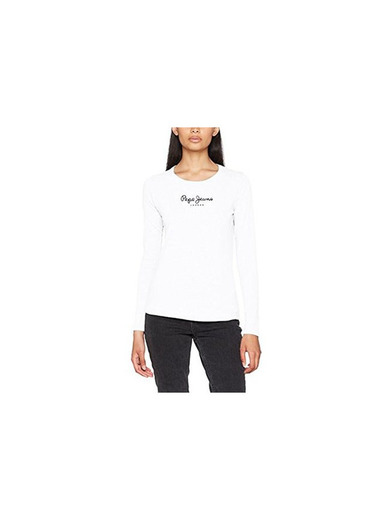 Pepe Jeans New Virginia, Camiseta Para Mujer, Blanco