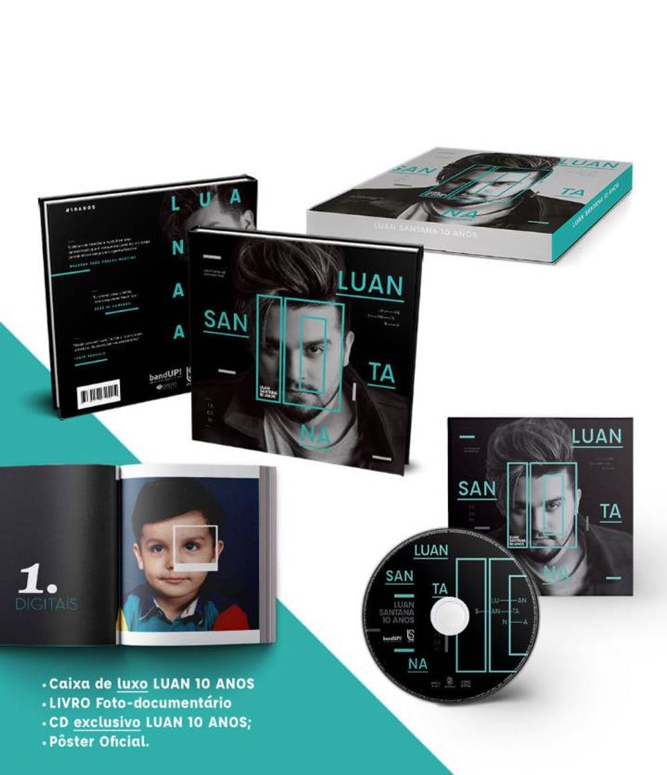 Fashion Livro Box Luan Santana 10 Anos nas americanas