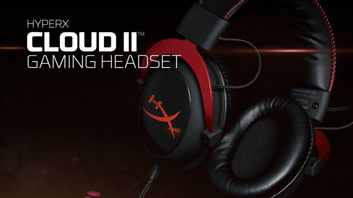 Electronic HyperX KHX-HSCP-RD Cloud II - Cascos de Gaming para PC/PS4/Mac