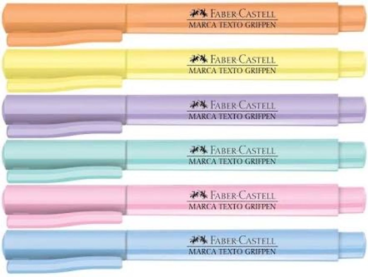 Moda Kit Marca Texto FABER-CASTELL Grifpen c/ 12 Unids (6 Normais + ...