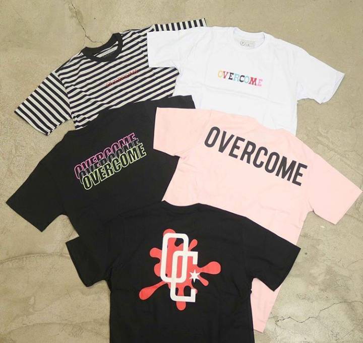 Camisetas overcome 🖤