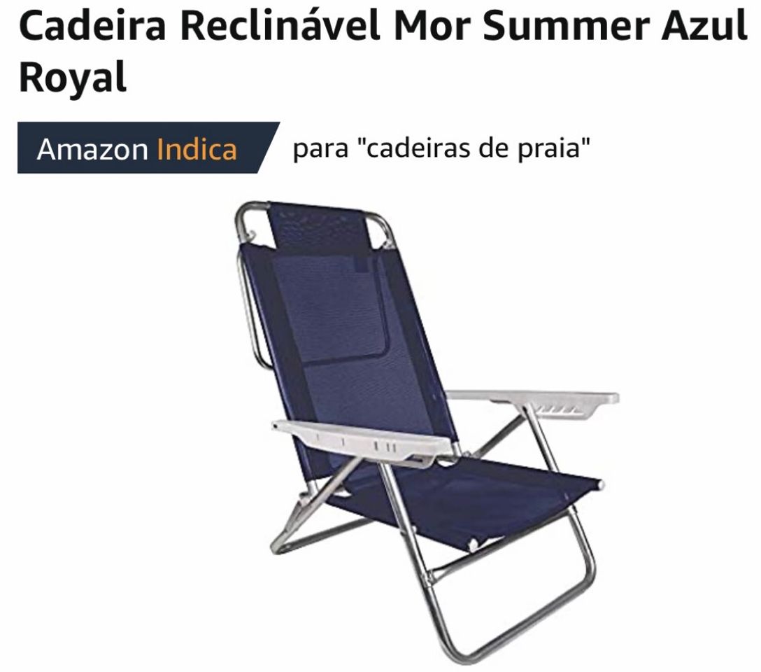 Moda Cadeira de praia reclinável Mor  - grande!!!