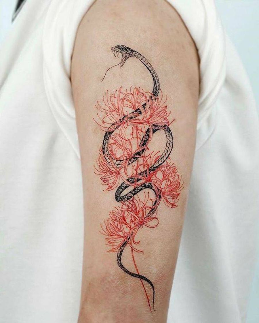 Social Snake tattoo