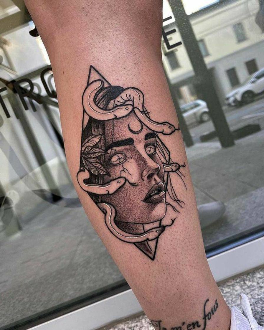 Social Medusa tattoo