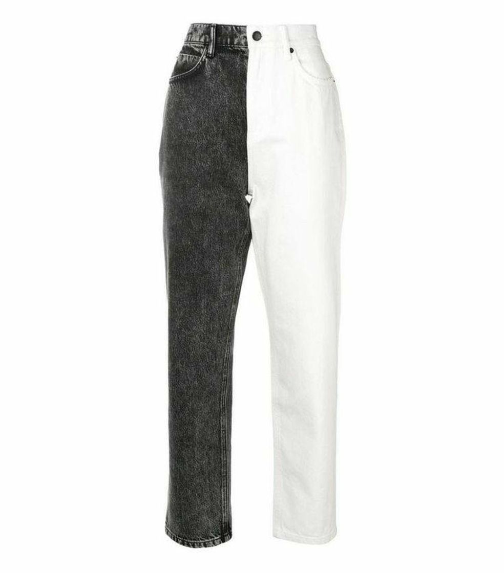 Social Black and white jeans