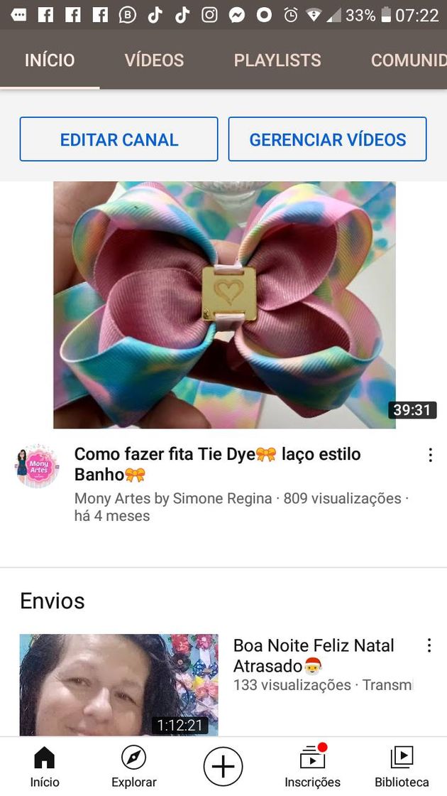 Fashion Meu canal no YouTube 😍