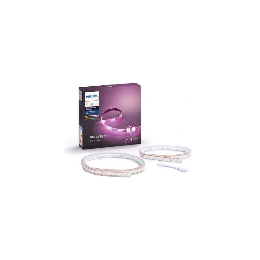 Social Philips Hue White and Color Ambiance Pack de Lightstrip plus Tira de